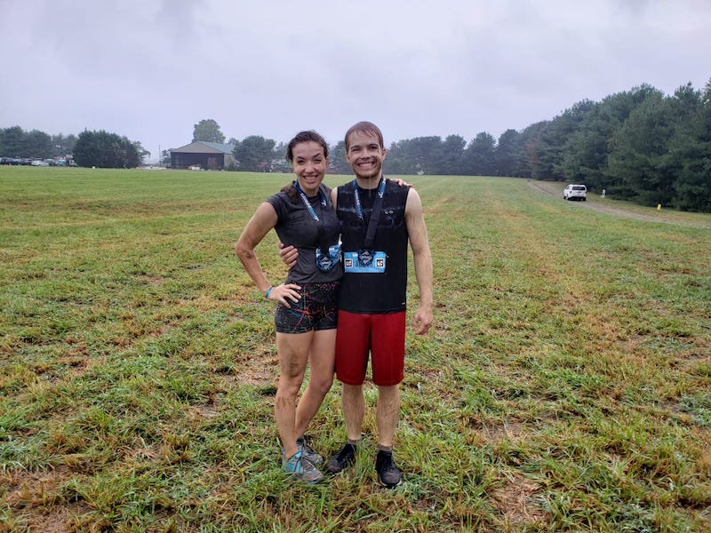 covered in mud after SavageRace